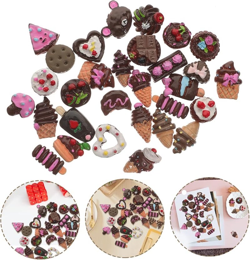 30Pcs Realistic Artificial Dessert Display Props For DIY Photography - Image 2